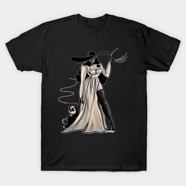 Vampire lady T-Shirt by SaraWired